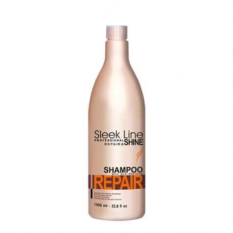 STAPIZ Sleek Line Repair - Szampon do włosów zniszczonych i suchych 1000ml