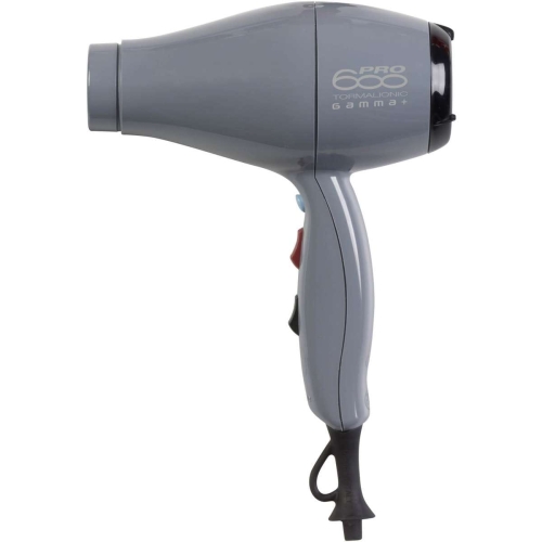 Gamma Piu 600 PRO Kompaktowa suszarka do włosów Szara