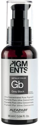ALFAPARF PIGMENTS Gb GREY BLACK Szaro-czarny Pigment do farb 90ml