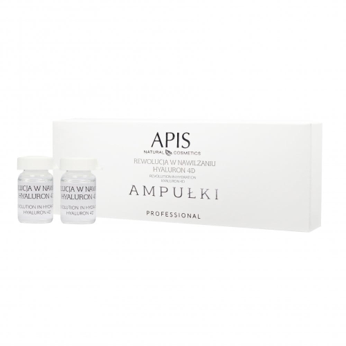APIS Rewolucja w nawilżaniu HYALURON 4D AMPUŁKI 5 x 5ml