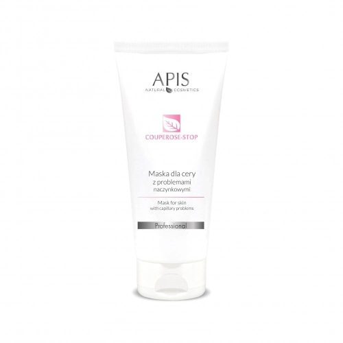 APIS Couperose-Stop Maska kremowa z dziką róża i witaminą C dla cery naczynkowej 200ml