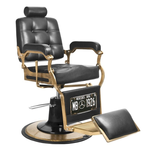 GABBIANO fotel barberski BOSS czarny