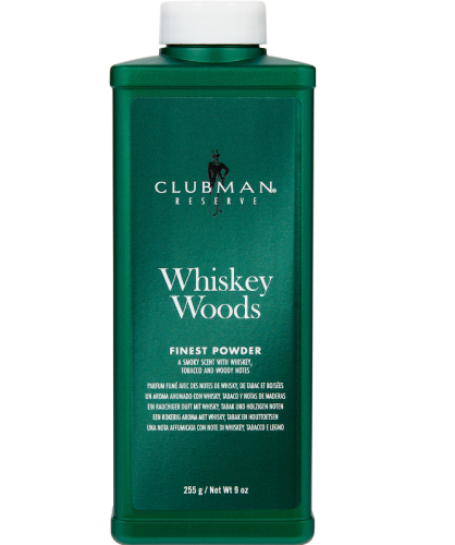 CLUBMAN Talk do ciała dla mężczyzn WHISKEY WOODS TALC 255g