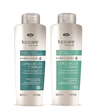 Lisap Hydra Care Zestaw nawilżający do włosów suchych szampon + odżywka 2 x 250ml