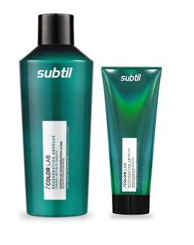 SUBTIL Color Lab Regeneration Absolute szampon + maska do włosów potrzebujących odbudowy ZESTAW