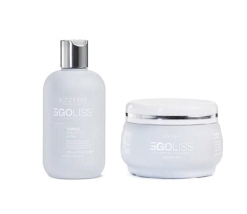 Alter Ego Taming EGO Liss - Zestaw Szampon + Maska po keratynowym prostowaniu 2x250ml