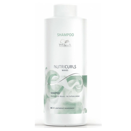 Wella Professionals Nutricurls Waves Shampoo - Szampon  do włosów kręconych, podkreślający skręt 1000ml