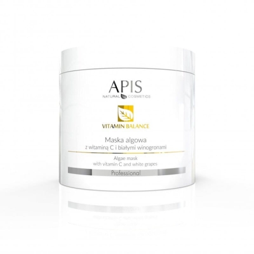 APIS Vitamin balance - Maska algowa z witaminą C i białymi winogronami 200g