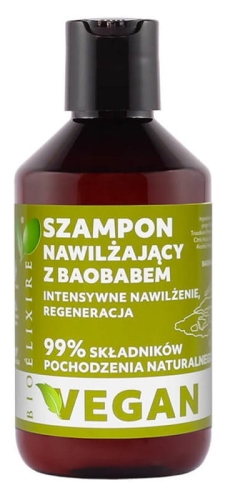 BIOELIXIRE BAOBAB - Wegański szampon intensywnie nawilżający 300ml