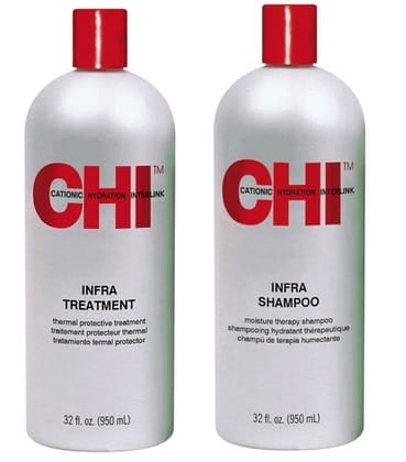 Zestaw nawilżający Szampon 946ml + odżywka 946ml CHI Infra 