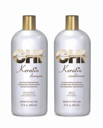 Zestaw regenerujący Szampon 946ml+odżywka 946ml CHI Keratin