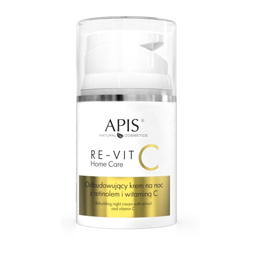 APIS Re-Vit C Home Care - Odbudowujący krem na noc z retinolem i witaminą C 50ml