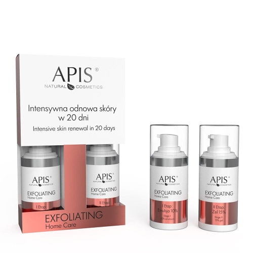 APIS Exfoliating Home Care Intesnywna odnowa skóry - Dwuetapowy zabieg z kwasami 2x15ml