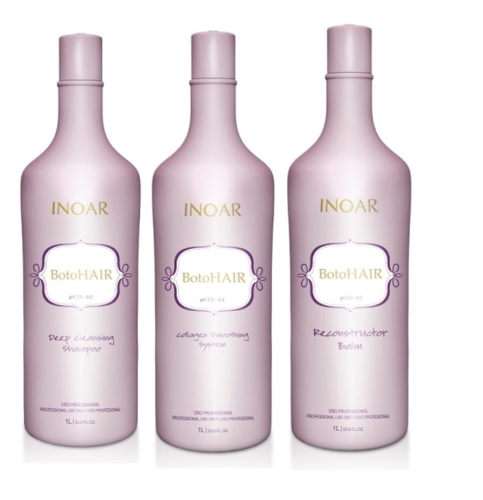 Inoar BotoHair  na włosy Zestaw do odbudowy termicznej 3x1000ml