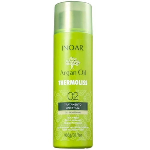 INOAR Argan Oil Thermoliss - Keratyna dla włosów niesfornych 900ml