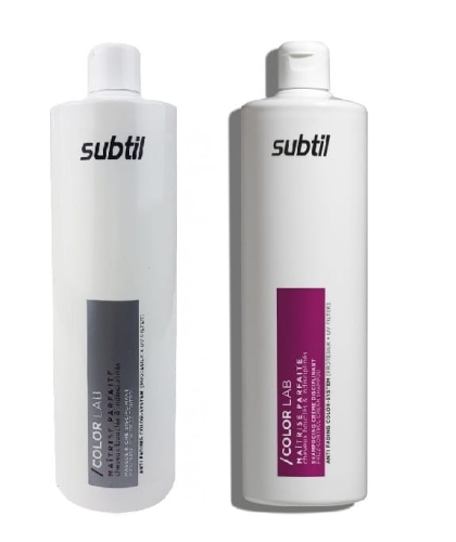 SUBTIL Color Lab Curly - Szampon 1000ml + Maska 1000ml Zestaw do włosów kręconych 