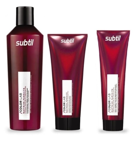 SUBTIL Color Lab Curly - Szampon 300ml  + Maska 200ml + Odżywka 100ml do włosów kręconych ZESTAW 
