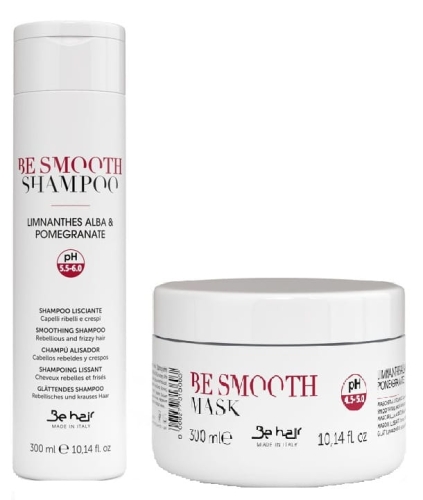 Be Hair Be Smooth Zestaw wygładzający Szampon 300ml + Maska 300ml