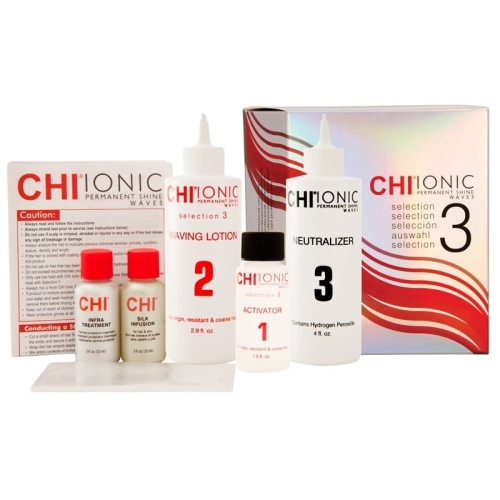 CHI Ionic Permanent Shine Waves Selection 3 - Trwała ondulacja bez amoniaku Włosy  grube i oporne 
