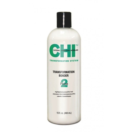 CHI TRANSFORMATION SOLUTION  Faza 2 Utrwalacz do włosów rozjaśnianych, delikatnych i porowatych 473ml