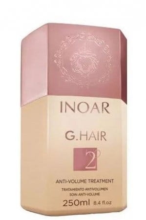 INOAR G.HAIR Keratyna do zabiegu prostowania dla włosów niesfornych i trudnych 250ml