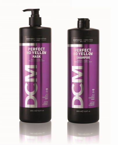 Diapason Perfect  No Yellow Zestaw do włosów blond Szampon 1000ml Maska 1000ml