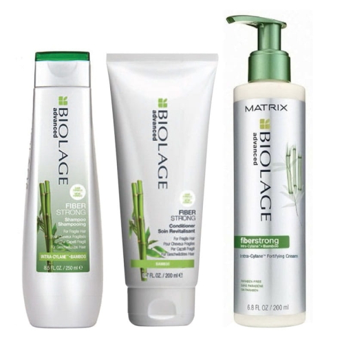 Matrix Biolage Fiberstrong Zestaw wzmacniający Szampon 250ml Odżywka 200ml Krem 200ml