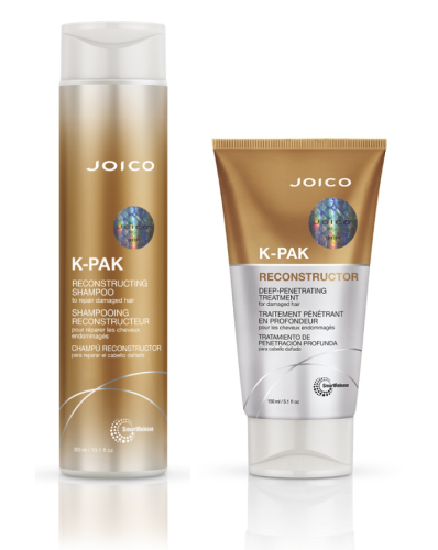 JOICO K-PAK ZESTAW Szampon rekonstrukcja 300ml + Deep Reconstructor 150ml
