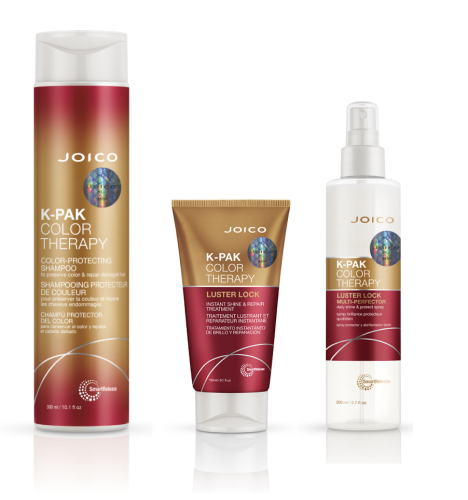 JOICO K-PAK COLOR THERAPY Szampon 300ml + Maska 150ml + Spray 200ml ZESTAW do włosów farbowanych