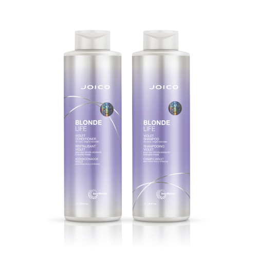 Zestaw do wlosów blond JOICO BLONDE LIFE VIOLET Szampon 1l + Odżywka 1l