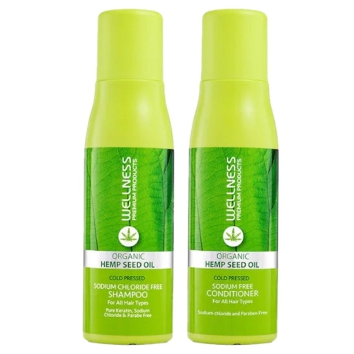Wellness Premium Zestaw regenerujący do włosów cienkich i lekko kręconych   Szampon i Odżywka 2x500ml
