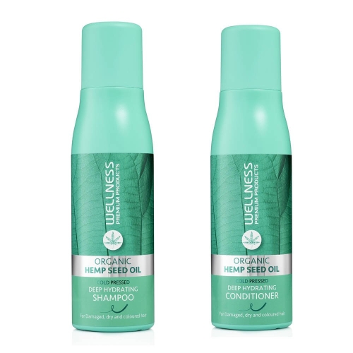 Wellness Premium Deep Hydrating Zestaw głęboko nawilżający do włosów zniszczonych Szampon i Odżywka 2x500ml 