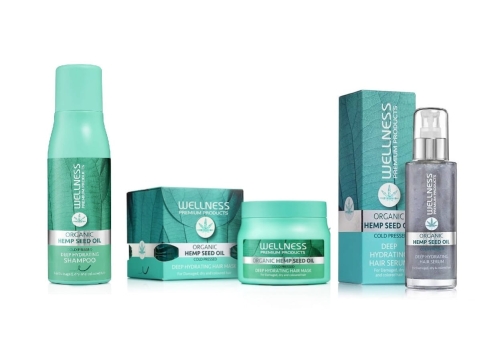 Wellness Premium Deep Hydrating Zestaw głęboko nawilżający do włosów zniszczonych Szampon 500ml Maska 500ml Serum 100ml