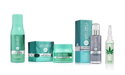 Wellness Premium Deep Hydrating Zestaw głęboko nawilżający do włosów zniszczonych Szampon 500ml Maska 500ml Serum 100ml Ampułka 10ml