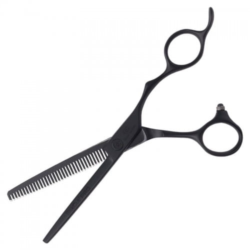 Olivia Garden Silkcut Black Matt PRO Degażówki fryzjerskie 6.35" 