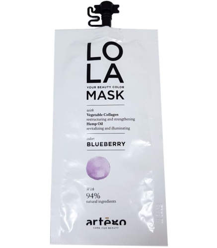 Artego Lola maska koloryzująca do włosów Blueberry fioletowa do blondu 20ml