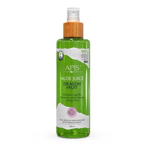 Apis dragon fruit Aloesowa mgiełka do twarzy, ciała i włosów 250ml