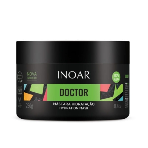 INOAR DOCTOR Hydration Mask - Maska nawilżająca do włosów po keratynowym prostowaniu 250g