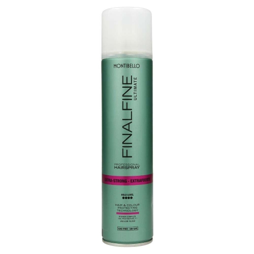 Montibello finalfine ultimate extra strong Bardzo mocny lakier do włosów bez gazu 400ml