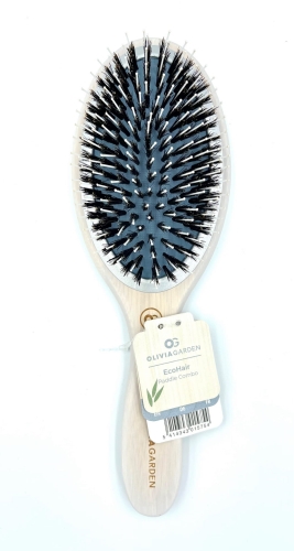 Olivia Garden ecohair paddle combo Bambusowa szczotka włosie z dzika i nylon