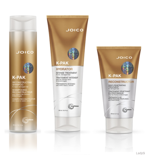 JOICO K-PAK ZESTAW SZAMPON+DEEP+HYDRATOR 300ml+150ml+250ml