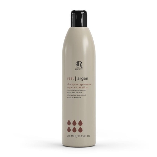 RR LINE ARGAN STAR - Szampon regenerujący z olejkiem arganowym i keratyną 350ml Włosy zniszczone