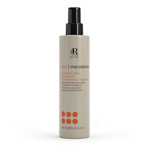 RR LINE MACADAMIA STAR -  Odżywka odżywczo-nawilżająca z olejkiem makadamia bez spłukiwania do włosów cienkich 200ml