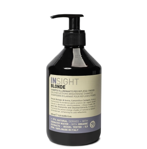 InSight Blonde Shampoo Szampon rozświetlający i ochładzający odcień 400ml