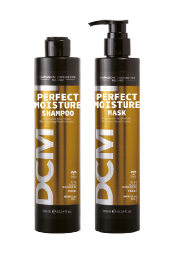 Diapason perfect moisture Zestaw nawilżający do włosów szampon i maska 2x300ml