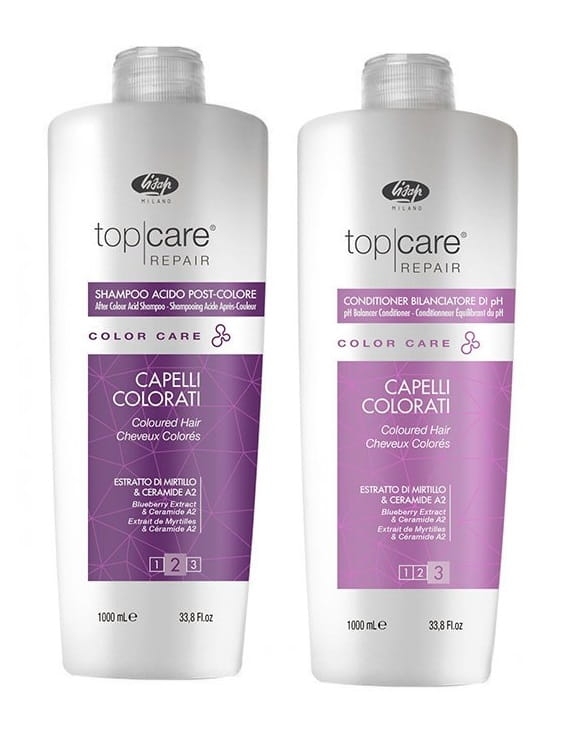 Lisap Color Care Szampon zakwaszający i odżywka 2x1000ml.jpg