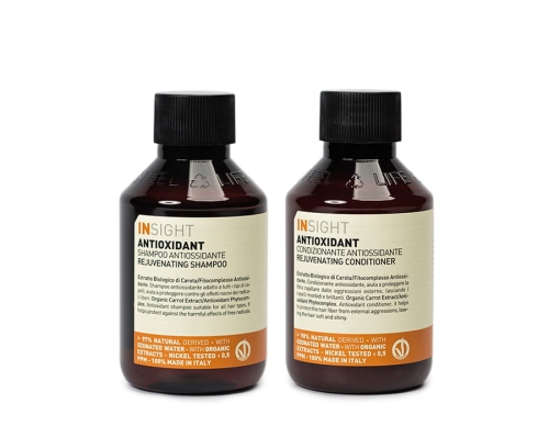Insight Antioxidant Zestaw odmładzający do włosów szampon 100ml odżywka 100ml