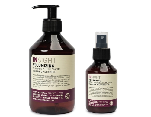 Insight Volume Zestaw do włosów cienkich szampon na objętość 400ml odżywka nawilżająca bez spłukiwania 100ml