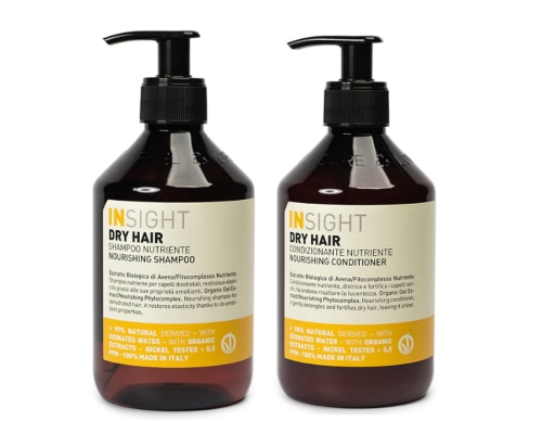 Insight Dry hair Zestaw do włosów suchych szampon nawilżający 400ml odżywka 400ml