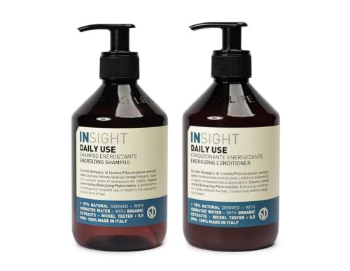 INSIGHT Daily use Zestaw do codziennej pielęgnacji włosów szampon 400ml odżywka 400ml 